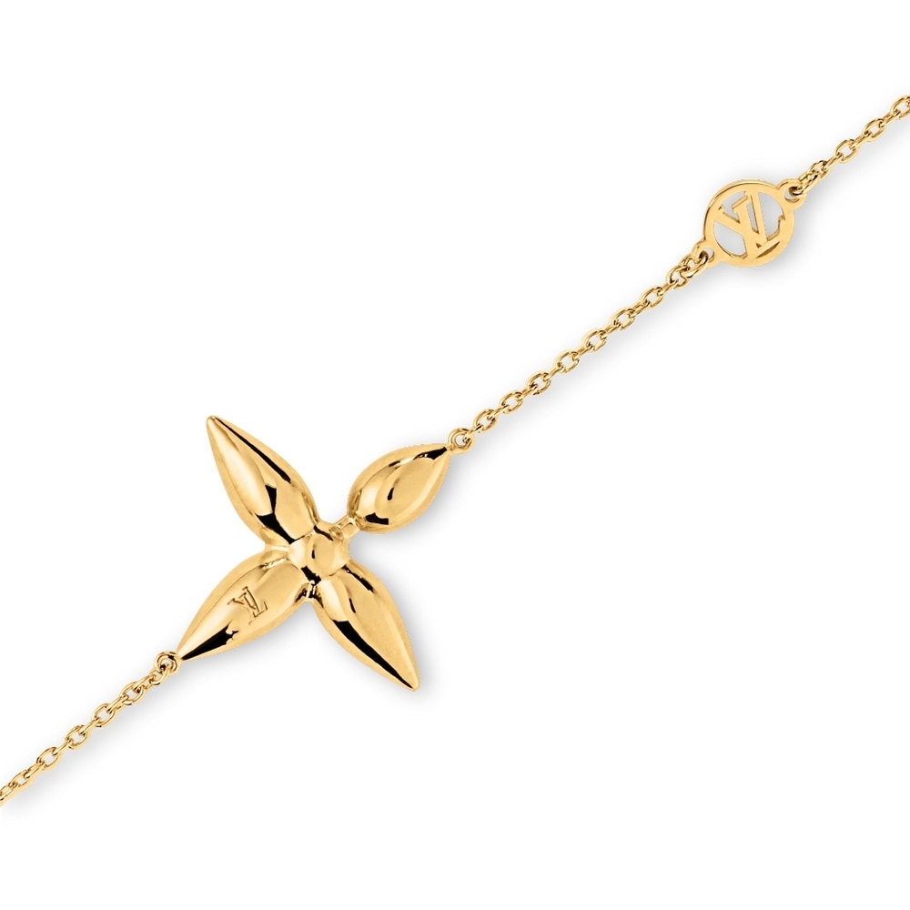 BNIB!!! Louis Vuitton Louisette Pendant Necklace MONOGRAM GOLD LV Authenticated - Picture 7 of 16